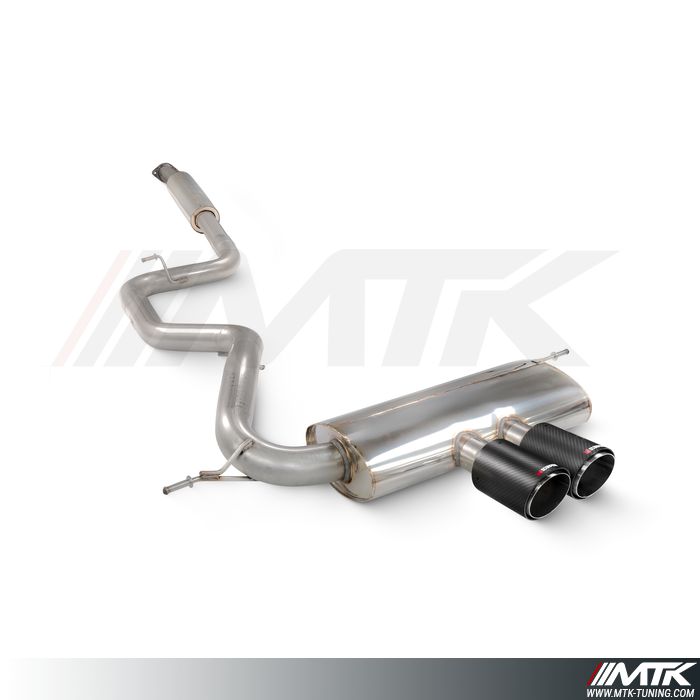 Catback avec silencieux intermediaire Ford Focus MK3 ST 250 berline sans FAP